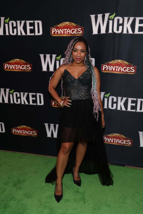 Tiffany Sutton at Wicked Musical Opening Night, December 2024