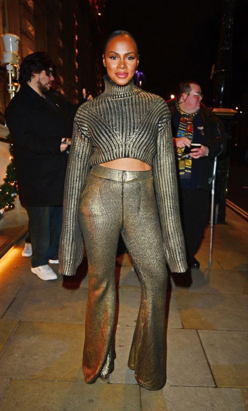 Tika Sumpter Arrives Back at Hotel in London, December 2024 1