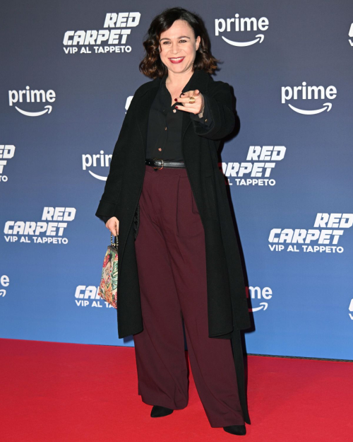 Valeria Graci's Stunning Look at Vip Al Tappeto Red Carpet, December 2024