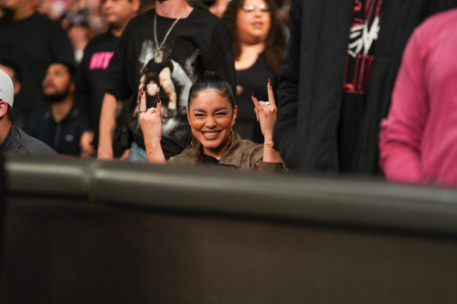 Vanessa Hudgens at WWE Monday Night RAW, November 2024 2