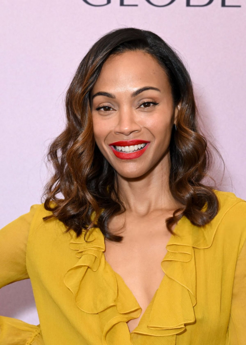 Zoe Saldana at Golden Globes Nominee Luncheon in Beverly Hills, December 2024 3