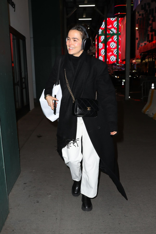 Zoey Deutch Arrives at Our Town Broadway Show in New York, December 2024 4