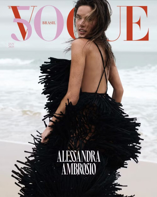 Alessandra Ambrosio Covers Vogue Brazil, January 2025