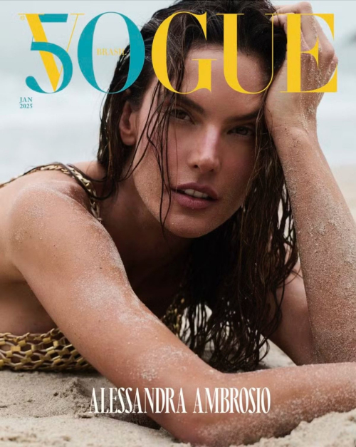 Alessandra Ambrosio Covers Vogue Brazil, January 2025 9