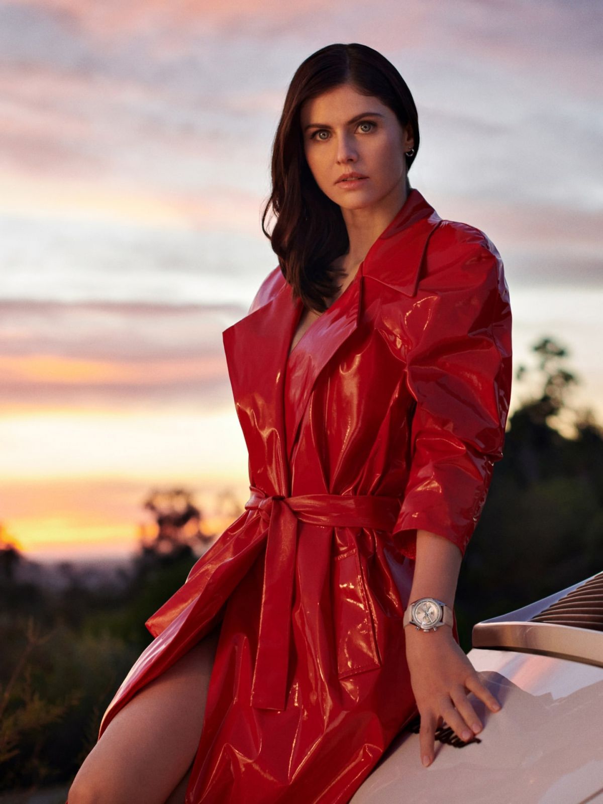 Alexandra Daddario as TAG Heuer Brand Ambassador, January 2025