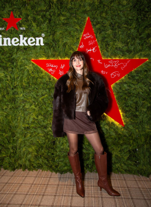 Alison Brie at THR Studio at Park City x Heineken, January 2025