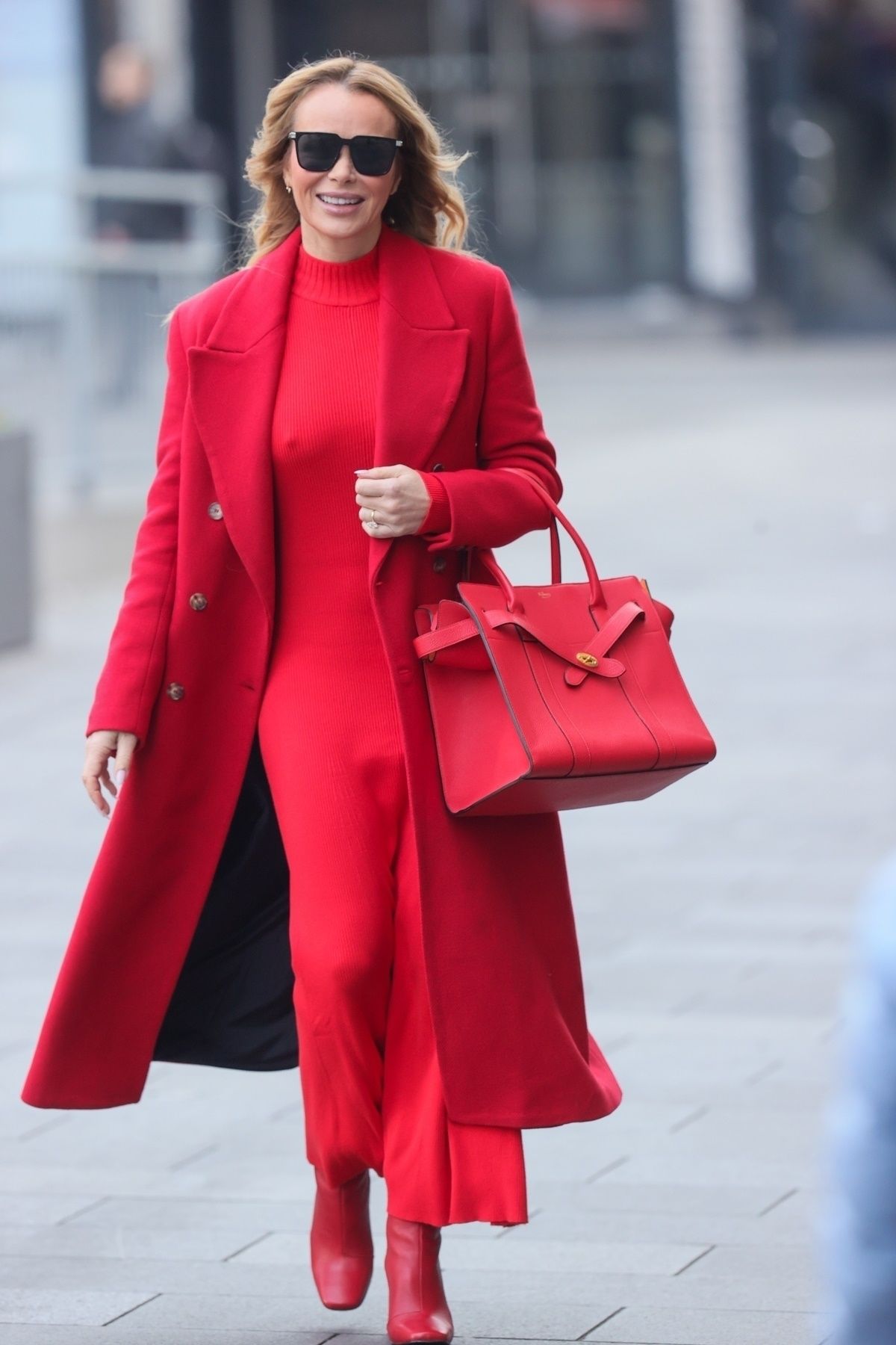 Amanda Holden Leaves Heart Breakfast Show in London, January 2025