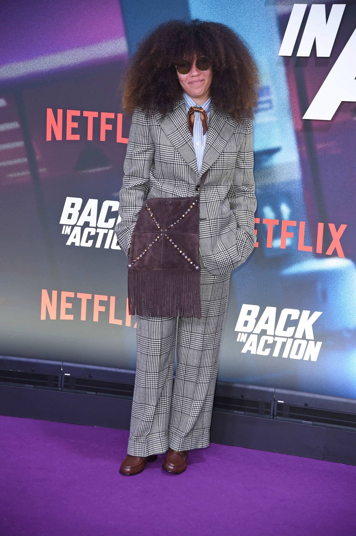 Anelise Bishop at Back in Action Premiere, January 2025