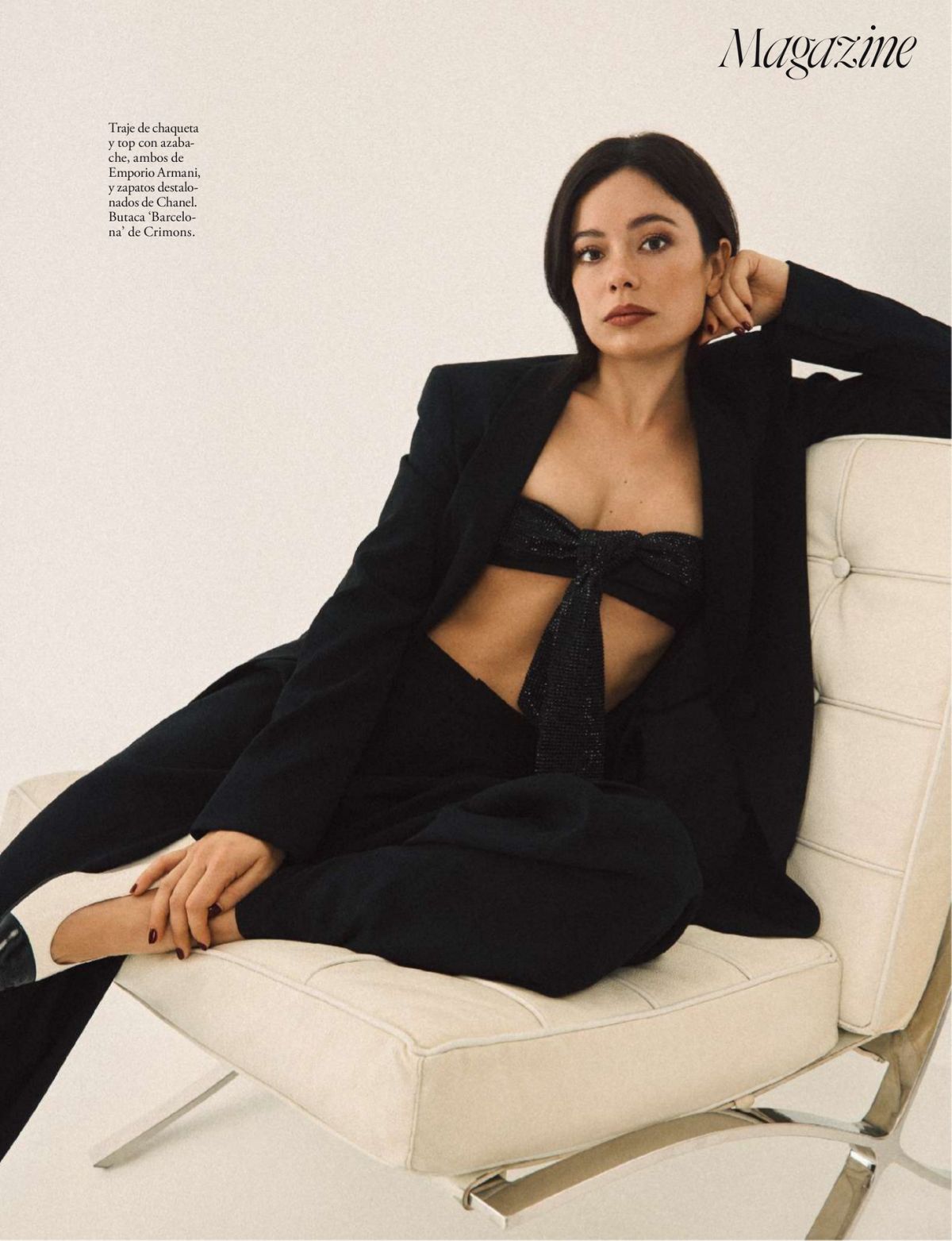 Anna Castillo Featured in Elle Spain, February 2025