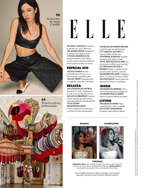 Anna Castillo Featured in Elle Spain, February 2025 1