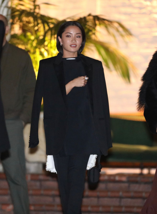 Anna Sawai Leaves W Magazine Best Performances Party, January 2025