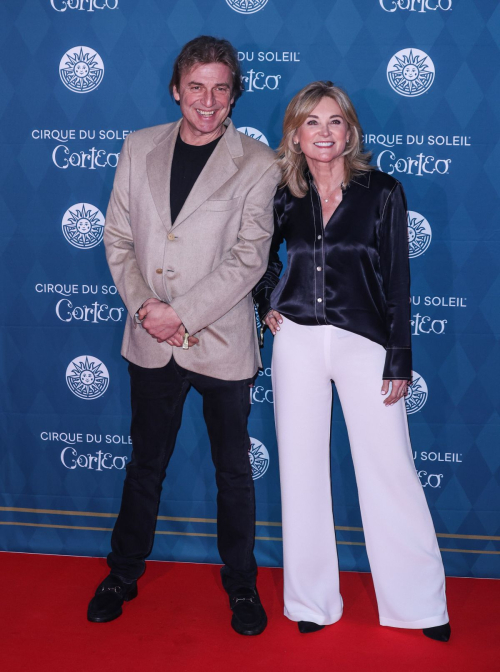 Anthea Turner at Cirque du Soleil Corteo Premiere, January 2025