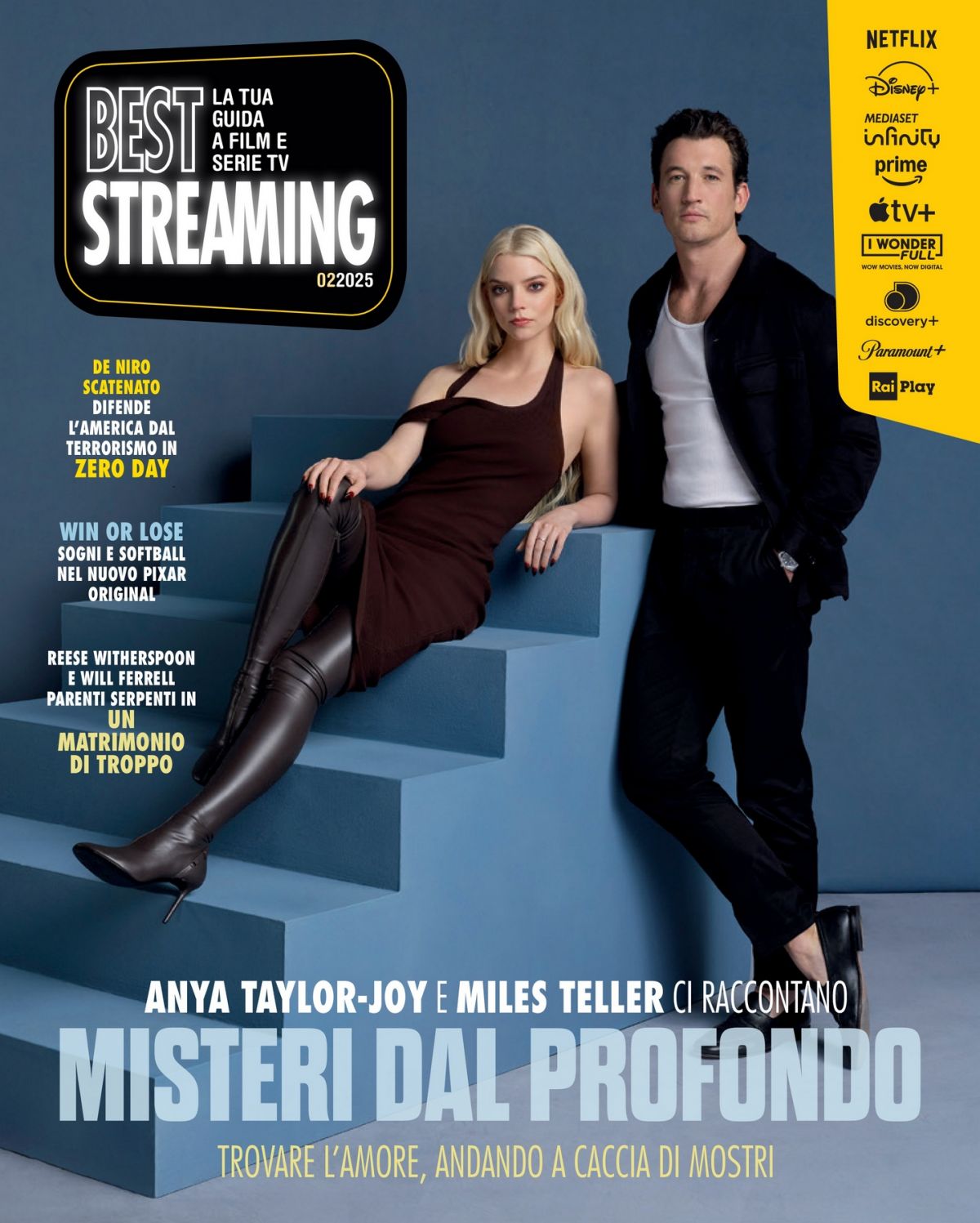 Anya Taylor-Joy featured in Best Streaming Magazine, February 2025