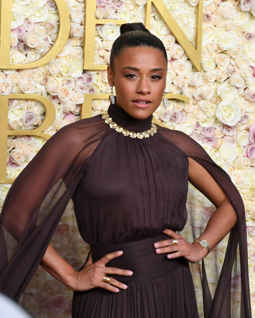 Ariana DeBose Shines in a Stunning Gown at Golden Globes, January 2025