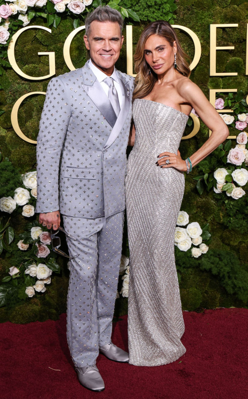 Ayda and Robbie Williams at Golden Globes, January 2025 6