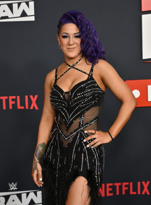 Bayley Spotted at WWE Monday Night RAW Premiere, January 2025