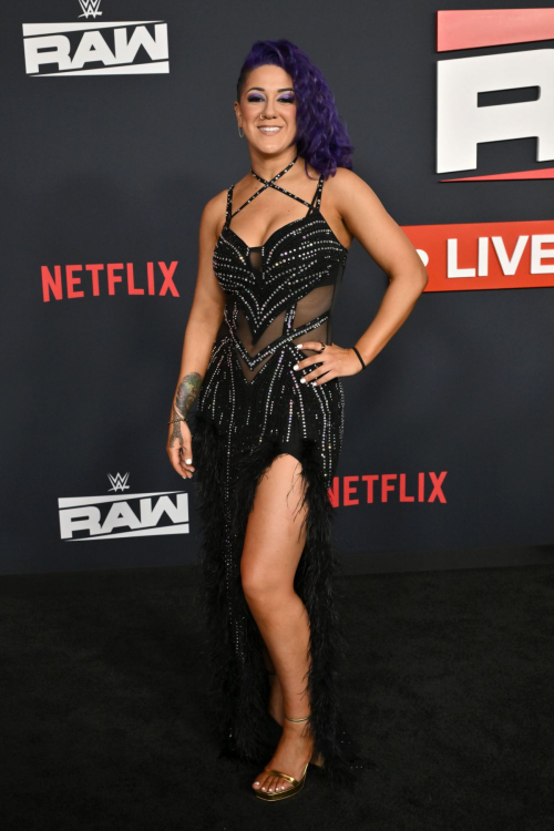 Bayley Spotted at WWE Monday Night RAW Premiere, January 2025 2