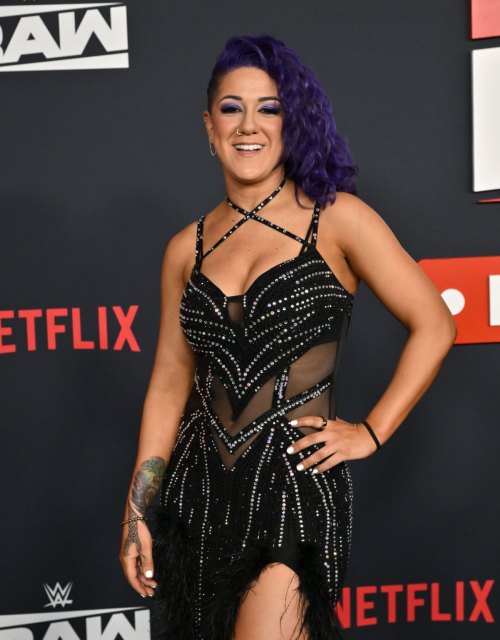 Bayley Spotted at WWE Monday Night RAW Premiere, January 2025 4