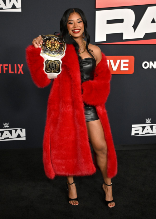 Bianca Belair at WWE Monday Night RAW Premiere, January 2025 1