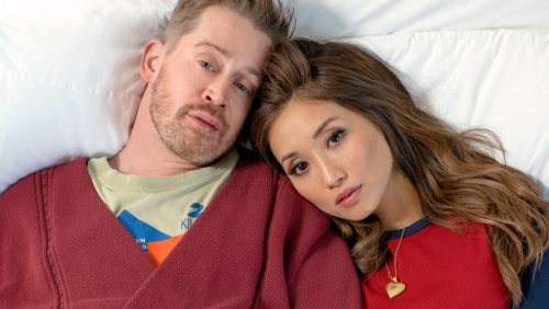 Brenda Song and Macaulay Culkin featured in Cosmopolitan, February 2025 1