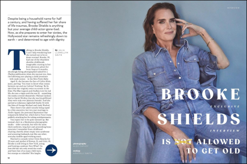 Brooke Shields in Saga Magazine, February 2025 1