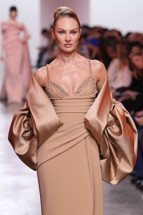 Candice Swanepoel at Elie Saab Haute Couture Runway Show, January 2025 3