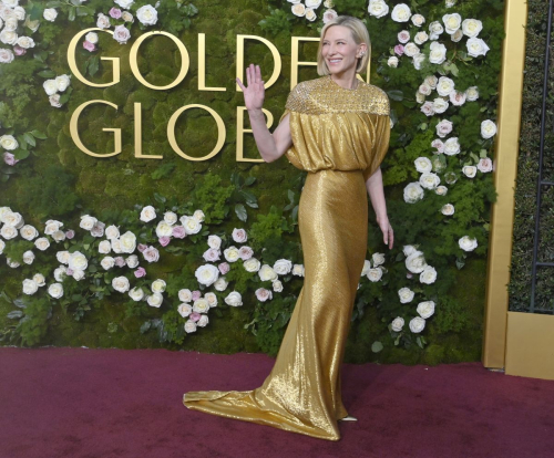 Cate Blanchett Lights Up the Red Carpet at Golden Globes, January 2025 6