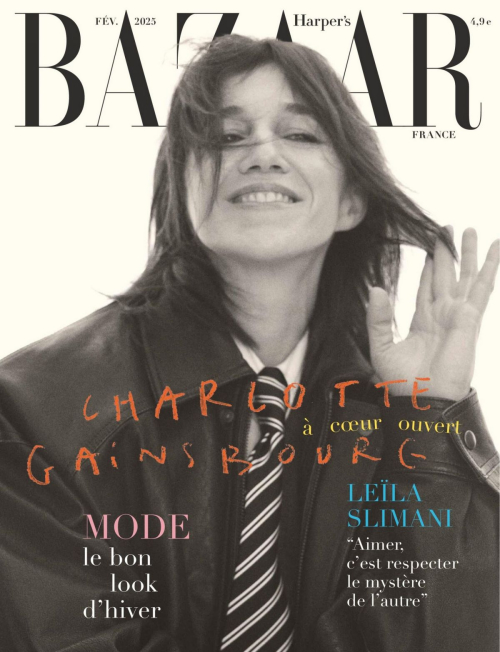 Charlotte Gainsbourg in Harper's Bazaar France, February 2025