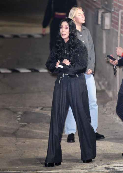 Cher Leaves Jimmy Kimmel Live, January 2025 2