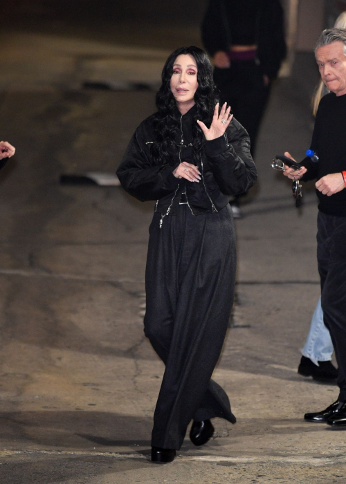 Cher Leaves Jimmy Kimmel Live, January 2025 4