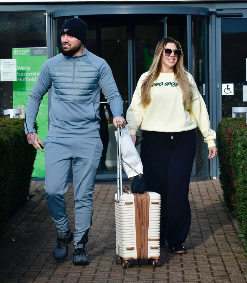 Chloe Ferry and Johnny Wilbo at Nuffield Health, January 2025 9