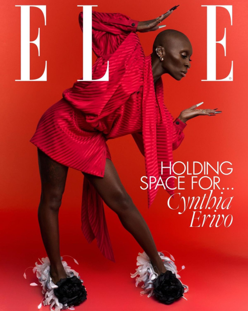 Cynthia Erivo Elegantly Featured in Elle Magazine, February 2025