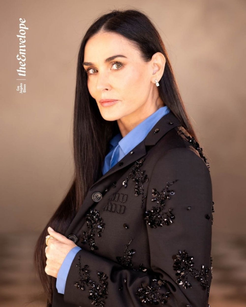 Demi Moore for Los Angeles Times Actress Roundtable, January 2025