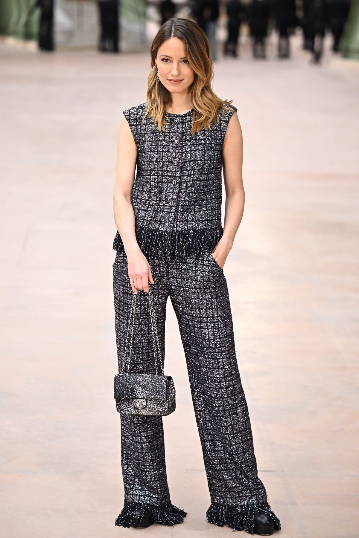 Dianna Agron at Chanel Haute Couture Spring-Summer 2025 Show, January 2025