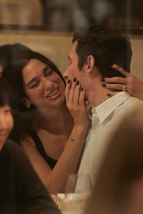 Dua Lipa and Callum Turner Enjoy Romantic Evening in Paris, January 2025 7