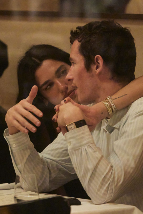 Dua Lipa and Callum Turner Enjoy Romantic Evening in Paris, January 2025 8