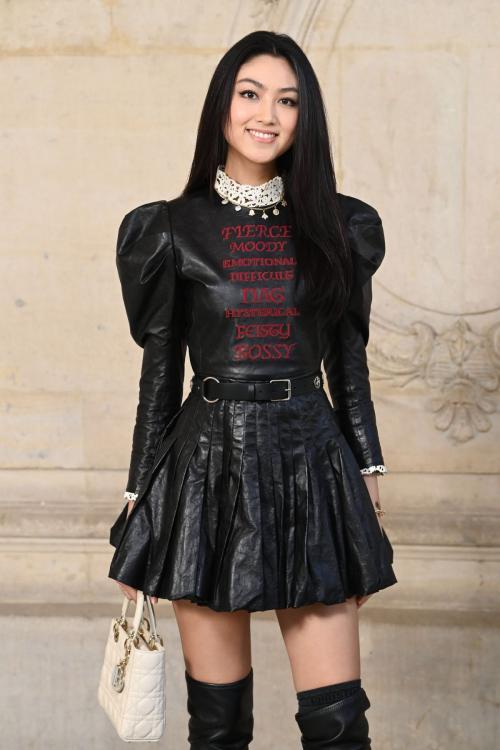 Ella Yam at Christian Dior Haute Couture Show, January 2025