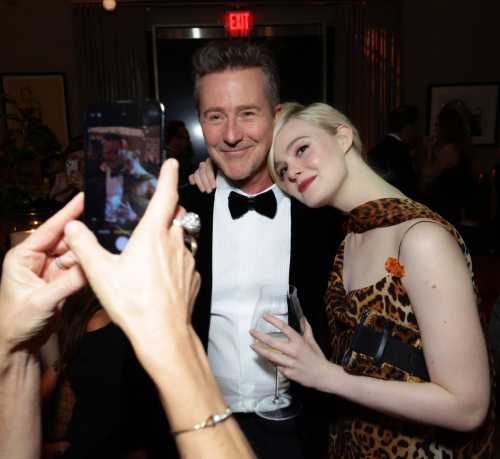 Elle and Dakota Fanning at Walt Disney Company Golden Globes Party, January 2025 3