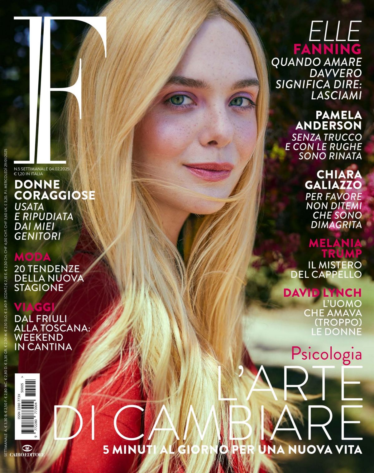 Elle Fanning featured in F Magazine, February 2025