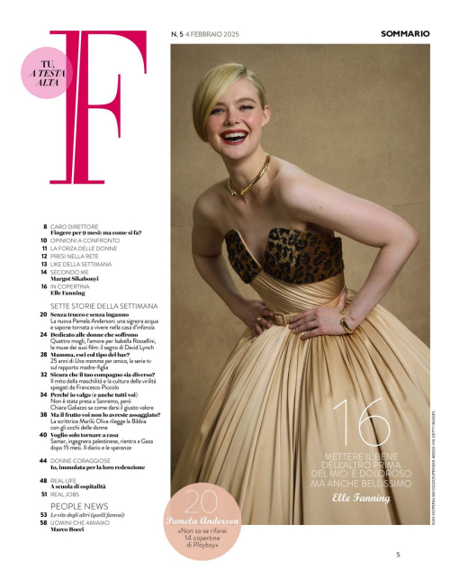 Elle Fanning featured in F Magazine, February 2025 6