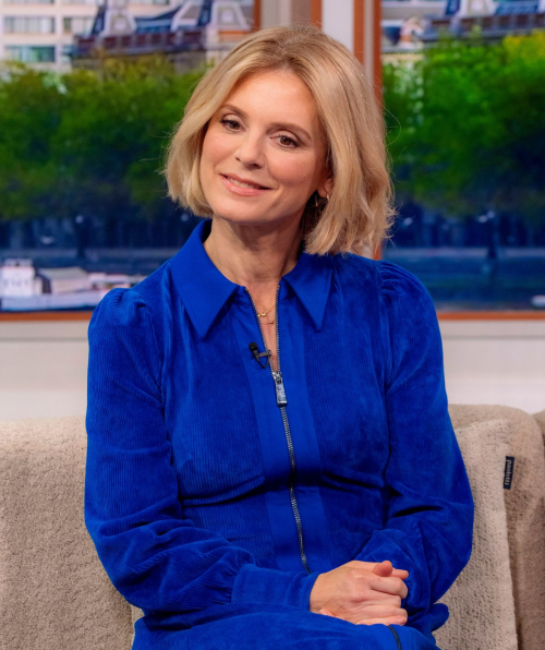 Emilia Fox Appears on Good Morning Britain in London, January 2025