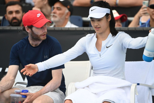 Emma Raducanu at Practice Session Day One of Australian Open, January 2025 1