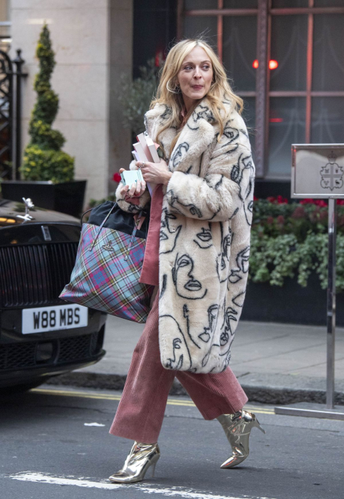 Fearne Coton Leaves Claridges Hotel, January 2025 1