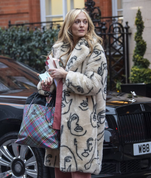 Fearne Coton Leaves Claridges Hotel, January 2025 5