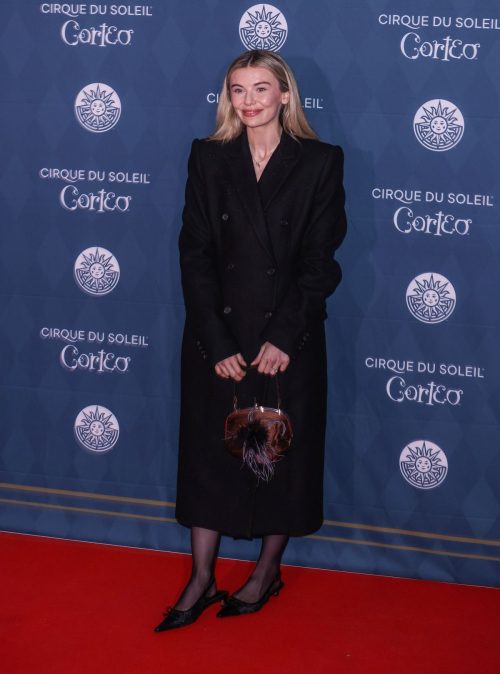 Georgia Toffolo Spotted at Cirque du Soleil Corteo Premiere, January 2025 1