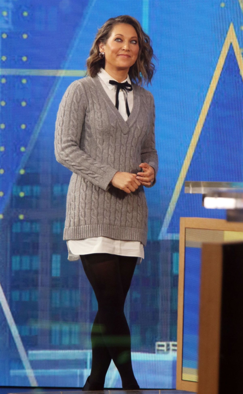 Ginger Zee on the Set of Good Morning America, January 2025 6