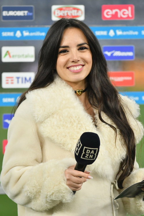 Giusy Meloni at Serie A Championship Game, January 2025 1