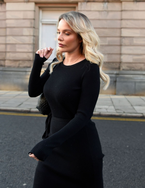 Helen Flanagan Leaves Wirral Magistrates Court, January 2025 2