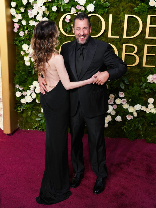 Jackie and Adam Sandler Steal the Show at Golden Globes, January 2025 1