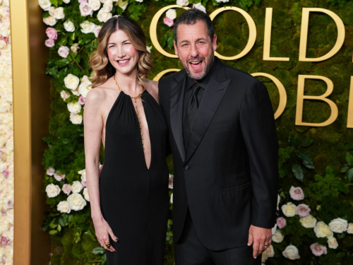 Jackie and Adam Sandler Steal the Show at Golden Globes, January 2025 4